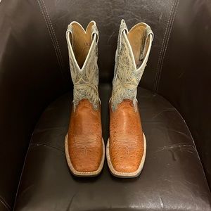 Ariat - Ostrich Square Toe Boots